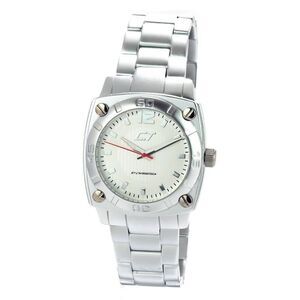 Chronotech Silver Aluminum Dress Men's Watch